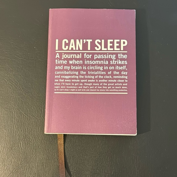 NEW: I Can’t Sleep Journal by Knock Knock - Insomnia - Journaling Self Care - Picture 1 of 13